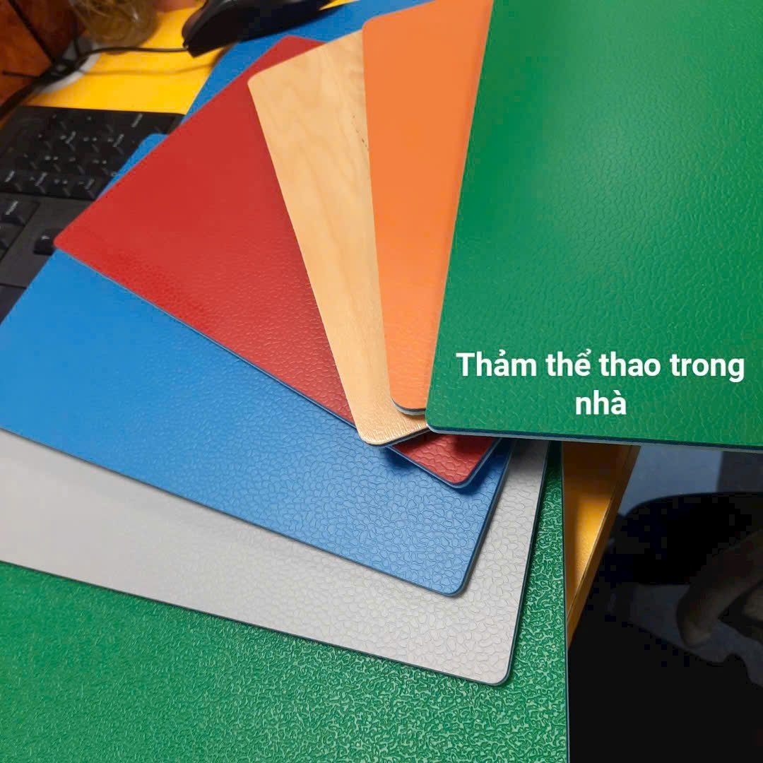 Thảm Cao Su Vynil sàn Thể thao